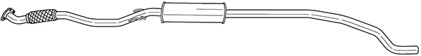 Centre Muffler (41446)