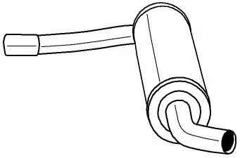 Rear Muffler (71604)