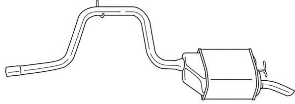 Rear Muffler (26620)