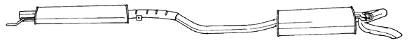 Rear Muffler (12695)