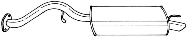 Rear Muffler (65631)