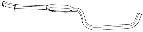 Centre Muffler (53414)
