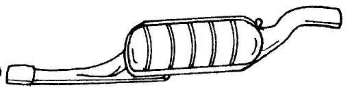 Rear Muffler (12621)