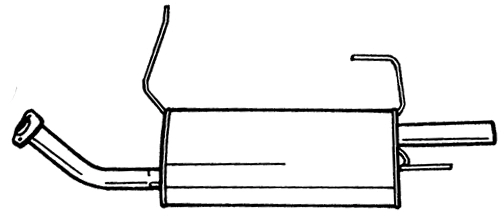 Rear Muffler (38608)