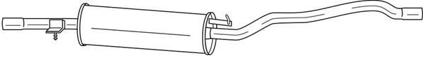 Centre Muffler (22422)