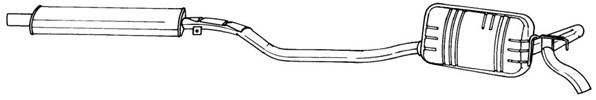 Rear Muffler (16659)