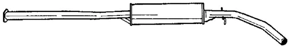 Centre Muffler (65405)