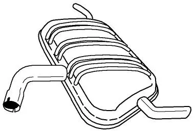 Rear Muffler (22659)