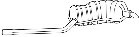 Rear Muffler (61602)