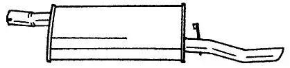Rear Muffler (40642)