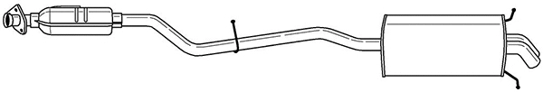 Rear Muffler (35654)
