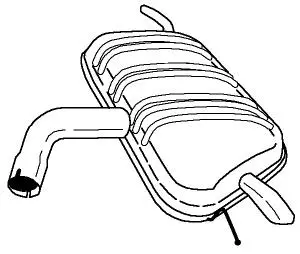 Rear Muffler (60676)