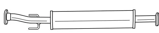 Centre Muffler (73404)