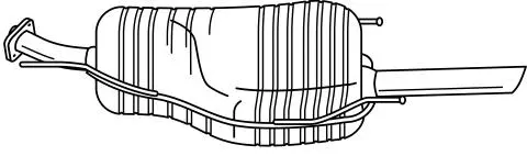 Rear Muffler (40698)