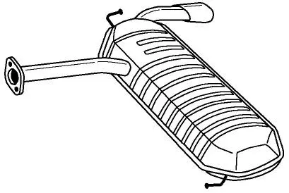 Rear Muffler (74613)