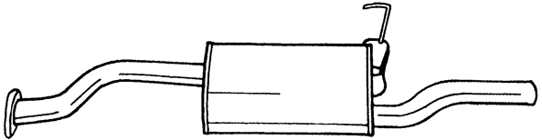 Rear Muffler (23628)
