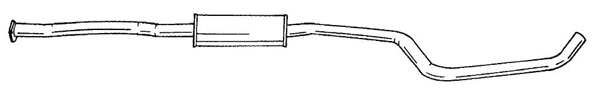 Centre Muffler (25444)