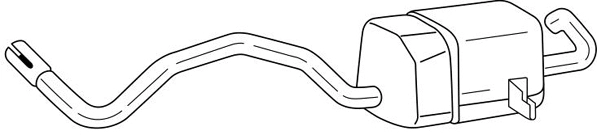 Rear Muffler (49628)