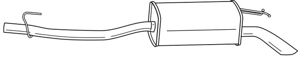 Rear Muffler (35632)