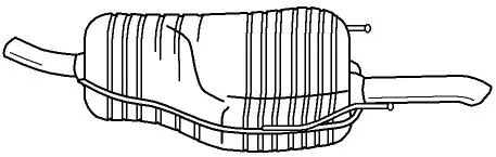Rear Muffler (41677)