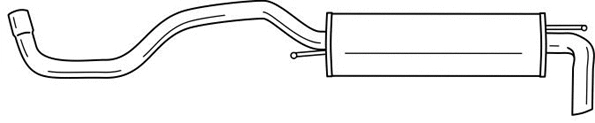 Rear Muffler (22631)