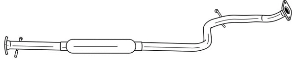 Centre Muffler (24406)