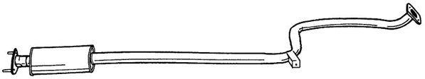 Centre Muffler (38411)