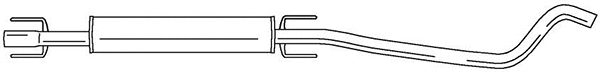 Centre Muffler (41449)