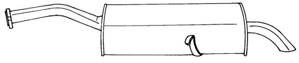 Rear Muffler (16649)