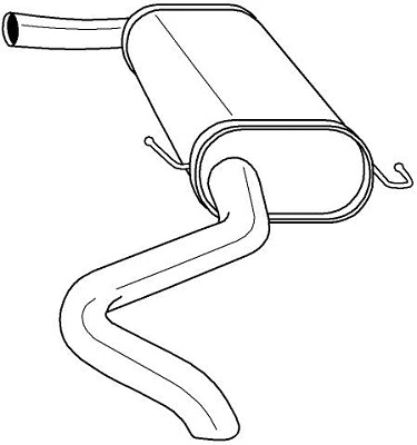 Rear Muffler (11611)