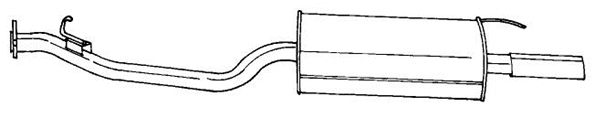 Rear Muffler (23623)