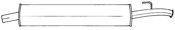Rear Muffler (16652)