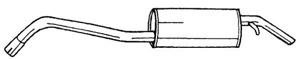 Rear Muffler (25630)