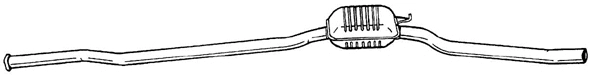 Centre Muffler (25478)