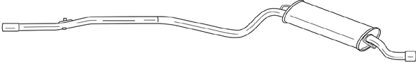 Rear Muffler (13677)