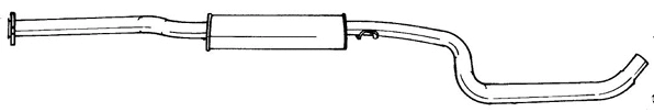 Centre Muffler (25497)