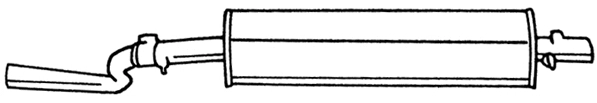Rear Muffler (35605)