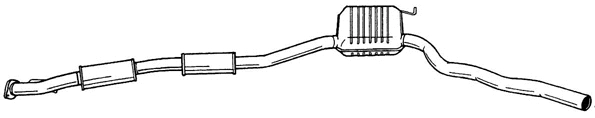 Centre Muffler (25486)