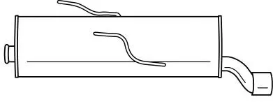 Rear Muffler (45655)
