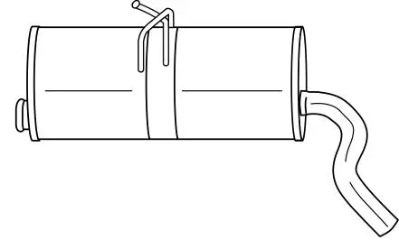 Rear Muffler (20664)