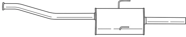 Centre Muffler (50496)