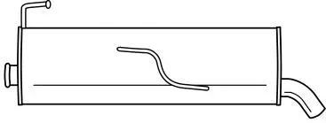 Rear Muffler (45681)