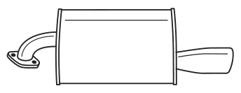 Rear Muffler (75614)