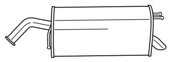 Rear Muffler (74610)