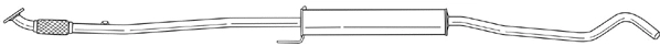 Centre Muffler (41420)