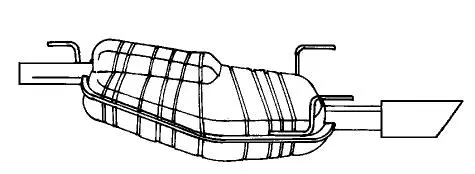 Rear Muffler (40668)