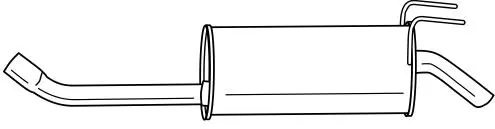 Rear Muffler (13652)