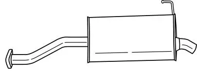 Rear Muffler (23622)