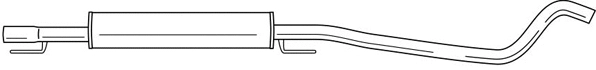 Centre Muffler (40492)