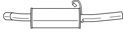 Rear Muffler (26604)